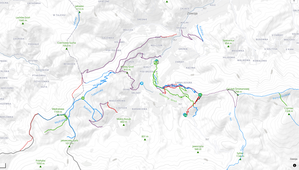 Babia Góra Trails